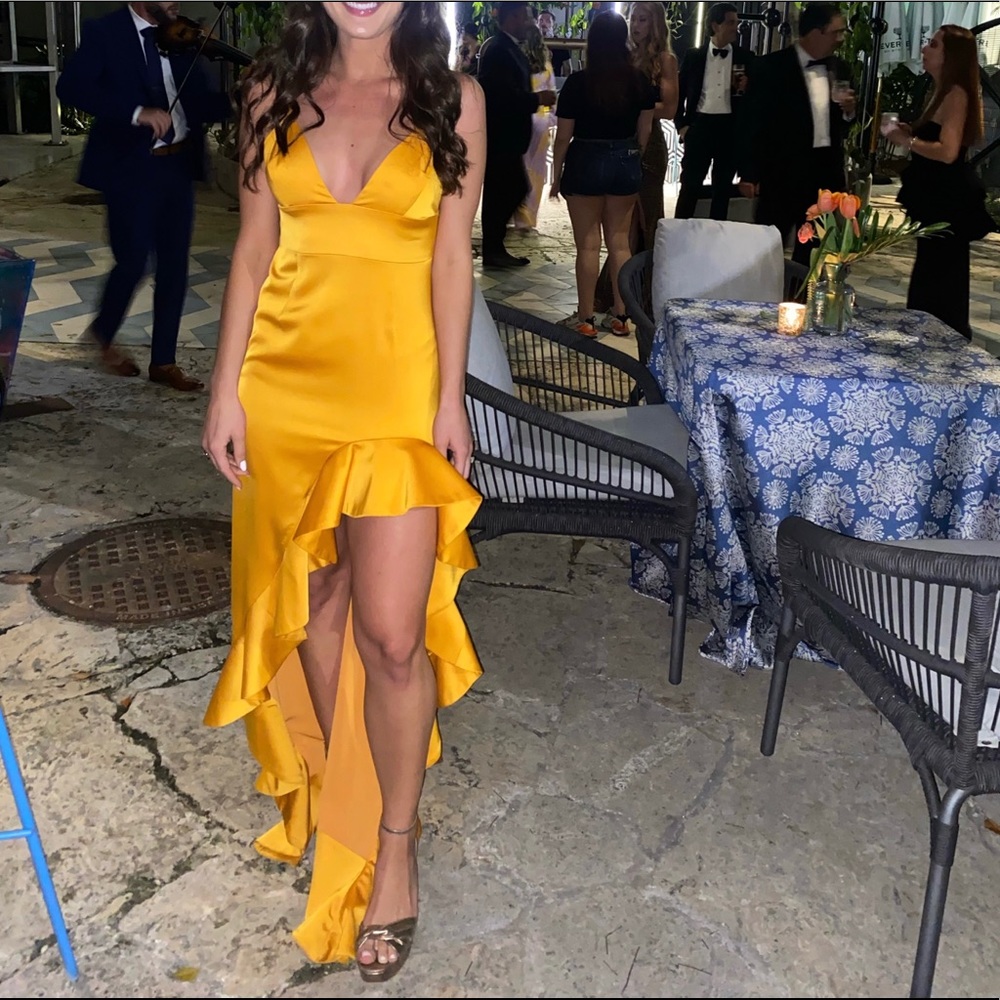For Love and Lemons beautiful yellow dress! Worn only once.